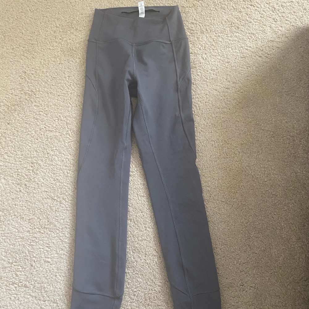 Gray long Lululemon leggings